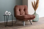 1 sėdynės sofa-lova Misa Small Solo - Light Brown