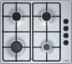 Kaitlentė Gas cooktop BOSCH PBP6B5B80 (4 fields, sidabrinis color)