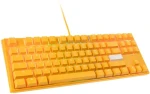 Ducky One 3 Geltona TKL klaviatūra žaidimams, RGB LED – MX–Juodas – US išdėstymas