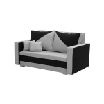 Sofa-lova Bellezza Asto1, sidabrinė/juoda