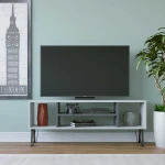 TV staliukas Kalune Design TV stalas Garvin - Baltas, Anthracite