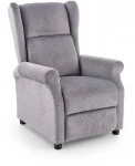 Fotelis AGUSTIN M recliner with massage function, color: pilkas