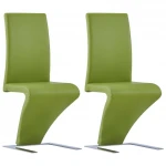 Valgomojo kėdės, 2vnt., žalios