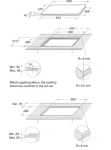 Kaitlentė Indesit ING 61T/BK Juoda Įmontuoti 59 cm Dujinė 4 zone(s)