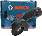 Akumuliatorinis kampinis šlifuoklis Bosch 12V 2x3,0Ah GWS 12V-76 L-BOXX (B06019F200B)