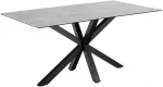 Dining table HEAVEN 160x90xH75,5cm, pilkas