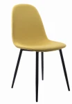 3-ių kėdžių komplektas Leobert Dart, geltonas/juodas