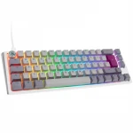Ducky One 3 Mist Pilkas SF klaviatūra žaidimams, RGB LED – MX–Mėlyna – DE išdėstymas