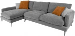 Corner sofa DAISY LC, pilkas