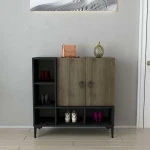 TV staliukas Kalune Design Konsolė Platin - Juodas, Walnut