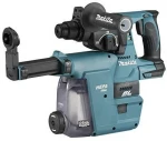 Makita DHR242ZJW*Available in April Akumuliatorinis perforatorius, 18 V, SDS-PLUS, 2,0J LED, VACUUM, Be akumuliatorių ir kroviklio!