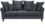 Beliani 3-vietė aksominė sofa BORNHOLM