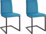 2-jų valgomojo kėdžių komplektas Notio Living Stacey, mėlynas