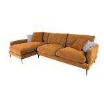 Kampinė sofa DAISY LC ruda