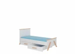 Vaikiška lova Adrk Furniture Koral 90x200 cm, balta