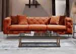 Hanah Home 3 vietų sofa Como - Oranžinis