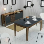 TV staliukas Kalune Design Svetainės baldų komplektas Milan 521 - Walnut, Anthracite