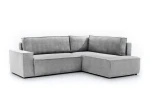 Dešininė kampinė sofa Bogart Flabio L, pilka