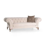 Dvivietė sofa Kalune Design Bianca, smėlio spalvos