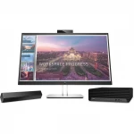 Hewlett Packard (HP) HP EliteDisplay E24d G4 prijungimo monitorius – 23,8" 1920x1080 FHD AG, IPS, DisplayPort/IN-OUT/USB-C/HDMI, 4x USB 3.0, RJ-45, interneto kamera, h. adj, HP EYE EASE 3m