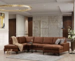 Hanah Home Kampinė sofa Porto Corner (EOT-C-02-CHL) - Camel