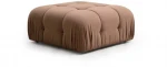 Hanah Home Tuffet Bubble Pouffe - Brown Bouclette