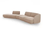 Modulinė sofa Micadoni Miley, ruda