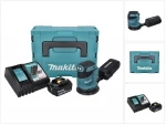 Makita DBO 180 RG1J akumuliatorinis ekscentrinis šlifuoklis 18 V 125 mm + 1x baterija 6.0 Ah + įkroviklis + Makpac