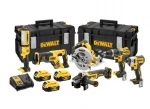 Įrankių rinkinys DeWalt DCK623P3-QW (DCG405 + DCS367 + DCS570 + DCF887 + DCD796 + DCL050); 18 V; 3x5,0 Ah akum.