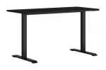 Žaidimų stalas BRW, 140x68 cm, juodas