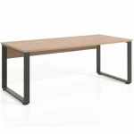 Rašomasis stalas Aatrium Capo1 150cm, rudas/juodas