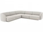 Simetrinė kampinė sofa Micadoni Miley, 252 x 252 x 74, pilka