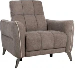 Fotelis Recliner armchair CATHY, light ruda