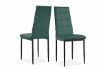 2-jų valgomojo kėdžių komplektas Loft24 Becca, žalias