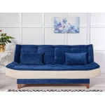 Sofa Artie Kelebek, tamsiai mėlyna/kreminės spalvos