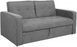 Sofa bed JORGE 2-seater, pilkas