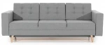 Sofa Asgard, 233x92x93 cm, pilka