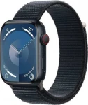 Išmanusis laikrodis Apple Watch 9 GPS + Cellular 45mm Midnight Alu Sport Loop Granatowy (MRMF3QP/A)
