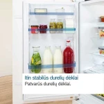 Bosch | Šaldytuvas | KIL82VFE0 | Energy efficiency class E | Built-in | Larder | Height 177.2 cm | Šaldytuvas net capacity 246 L | Šaldiklis net capacity 34 L | Ekranas | 35 dB | Baltas