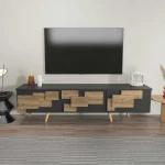 TV staliukas Kalune Design Televizoriaus stovas 3 D - Anthracite, Walnut