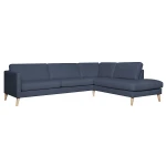 Blue Corner sofa LISANNA RC mėlynas