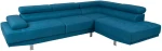 Fotelis Blue Corner sofa GALVIN RC, ocean mėlynas