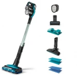 „Philips SpeedPro Max Aqua Cordless Stick“ dulkių siurblys FC6904/01 360 laipsnių siurbimo antgalis, 25,2 V, iki 75 min. veikimo laikas, „trys viename“