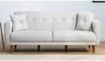 Kalune Design CREAM 3 vietų sofa-lova Aria - Kreminis