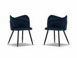 2-ių kėdžių komplektas Cosmopolitan Design Santana, mėlynas