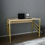 Kalune Design Darbo stalas Josephine - Gold, Oak