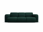 Trivietė sofa Windsor & Co Lola, 235x95x72 cm, tamsiai žalia