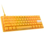 Ducky One 3 Geltona Mini klaviatūra žaidimams, RGB LED – MX–Juodas – US išdėstymas