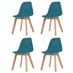 Valgomojo kėdės, turkio spalvos