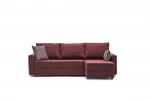 Kampinė sofa-lova Ece Right, raudona